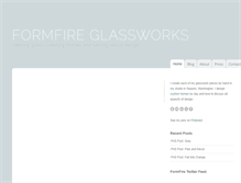 Tablet Screenshot of formfireglassworks.com